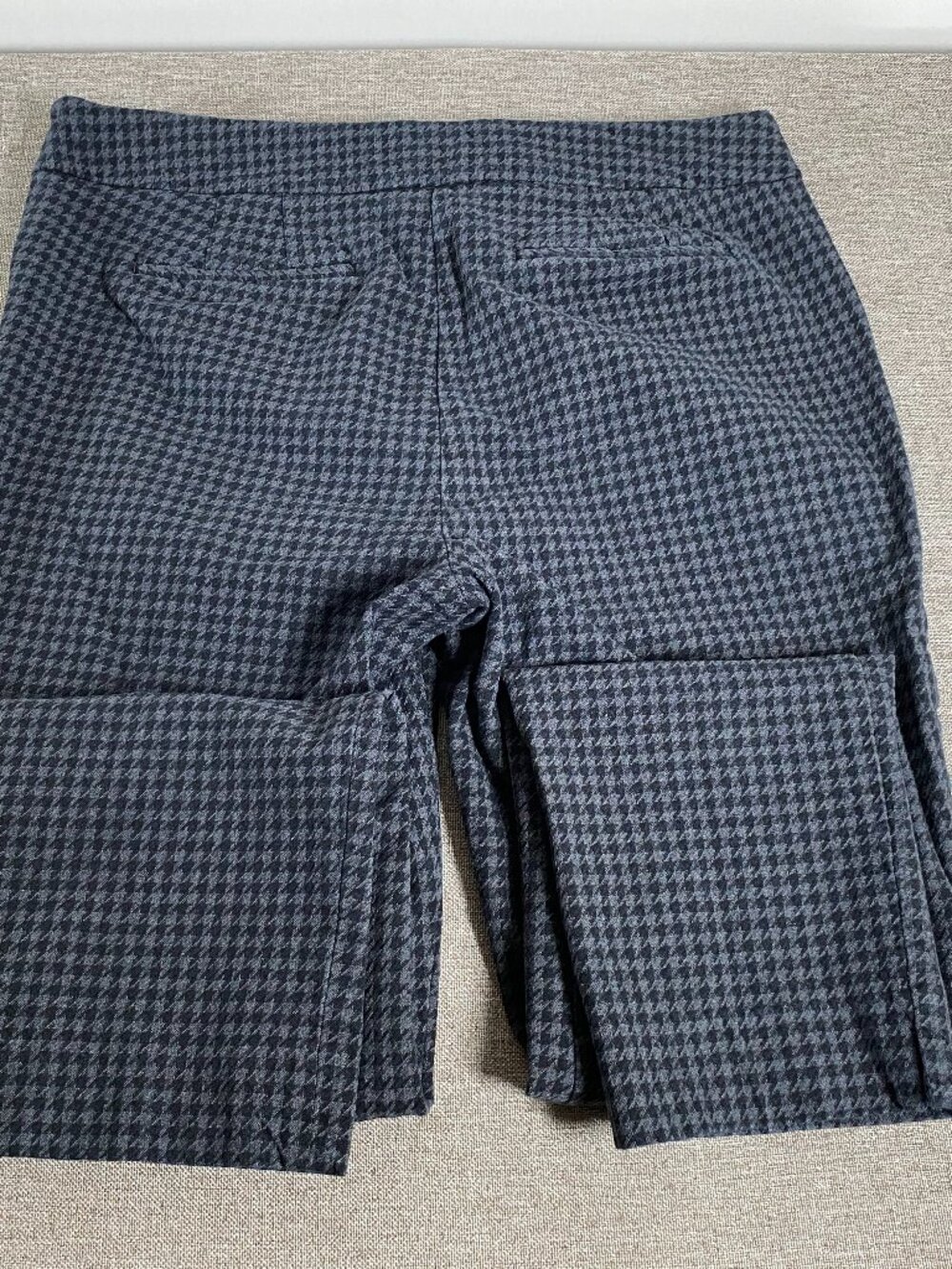 Talbots Chatham Ankle Dress Pants Women's 12 Mid Rise Multicolor Houndstooth - Picture 8 of 16